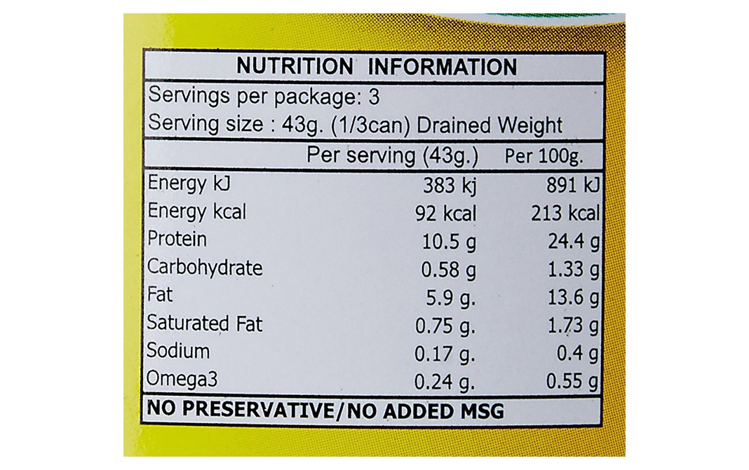 Golden Prize Tuna Chunks in Olive Oil    Tin  185 grams